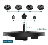 solar led fontein